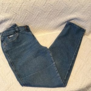 VTG Lee Original Medium Wash 5 Pocket Blue Jeans 8